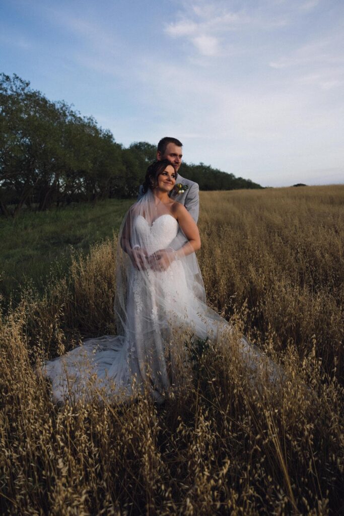 sunset photos in a farmers field