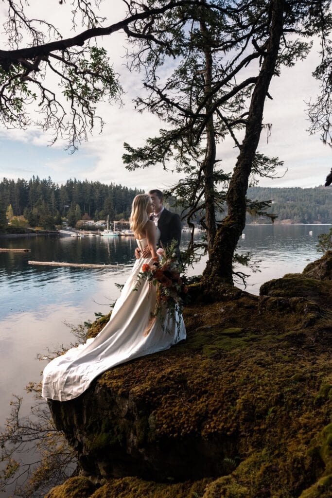 couple eloping in sooke