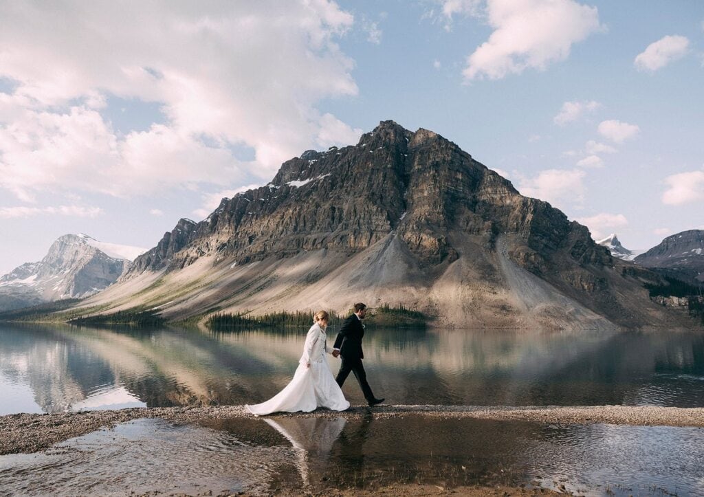 banff national park elopement wedding / 12 places to elope in alberta