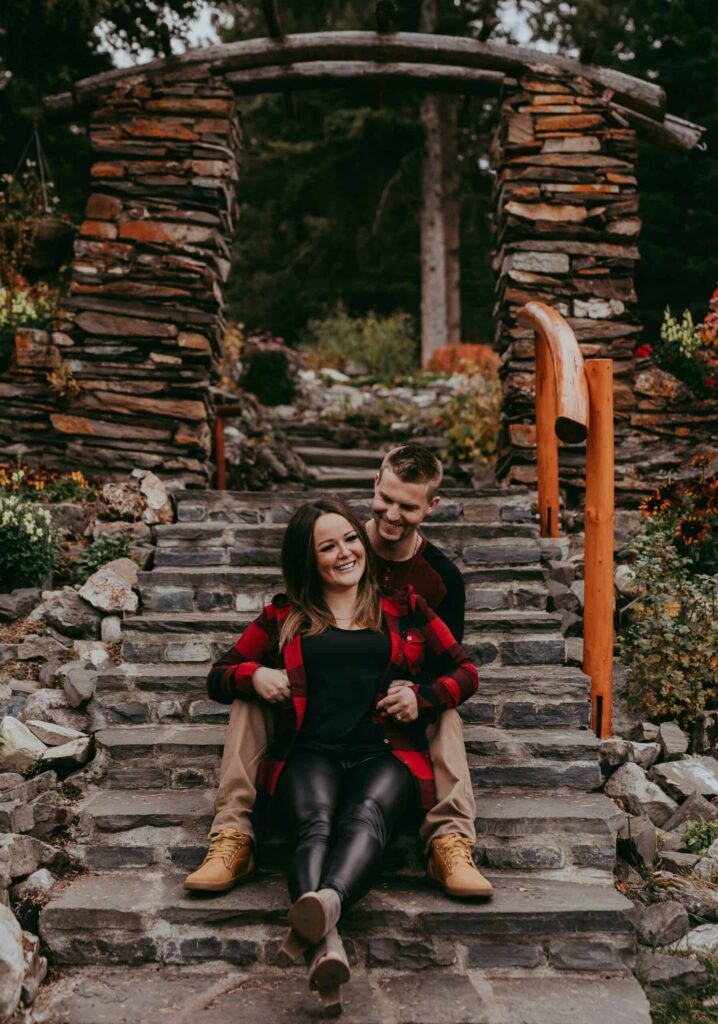 cascade of time garden in banff / banff national park elopement wedding photographer / 12 places to elope in alberta