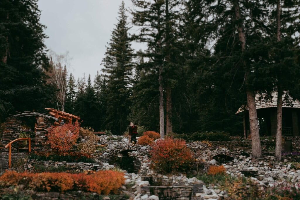 cascade of time garden in banff / banff national park elopement wedding photographer / 12 places to elope in alberta