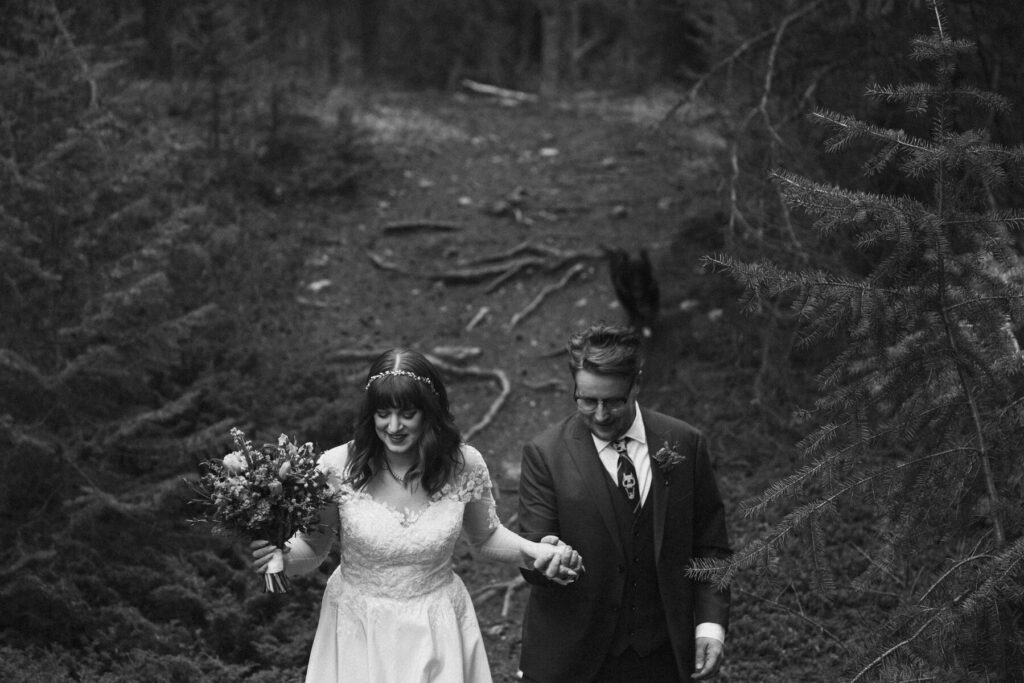 canmore elopement at sunrise