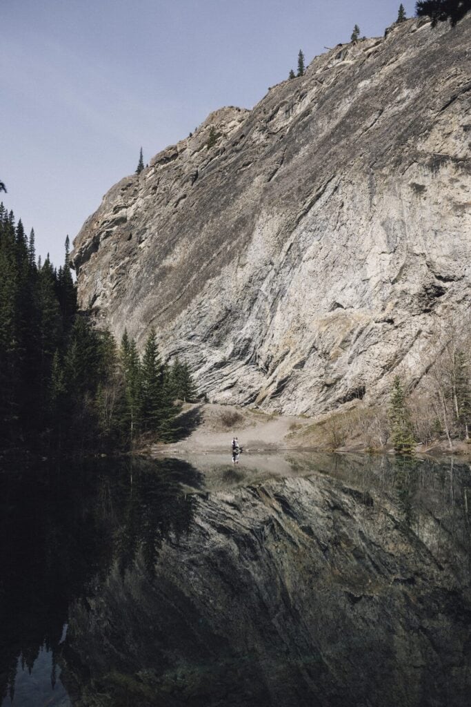 grassi lake canmore hike 