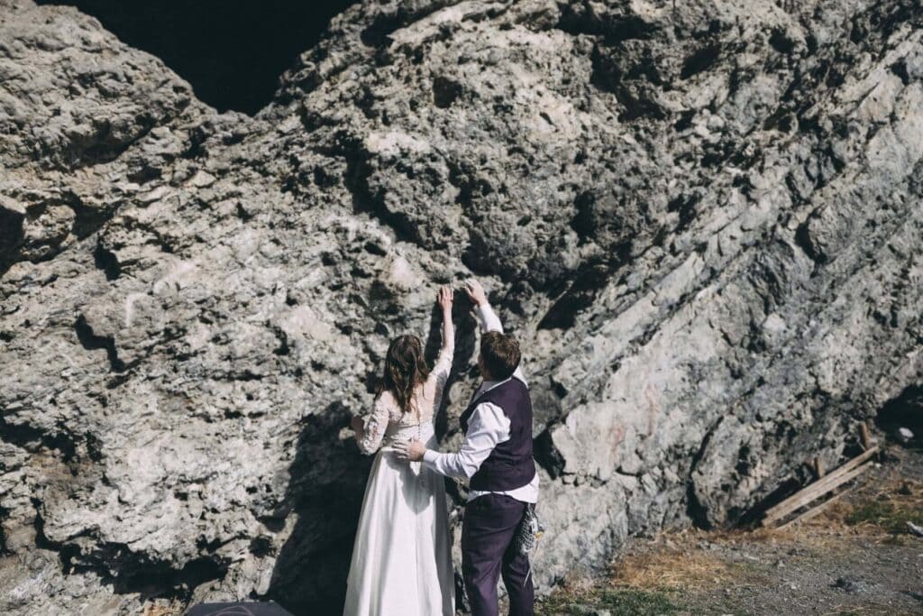 bouldering at grassi lake