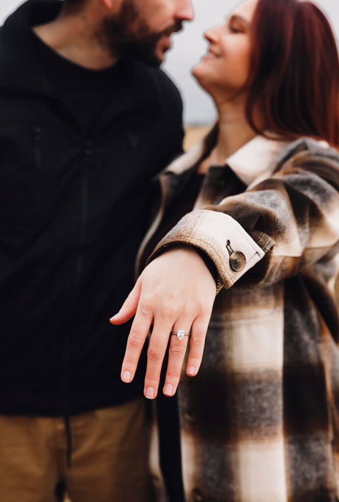 pear shaped engagement ring